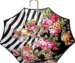 Il Marchesato Adorable Umbrella With Double Fabric, Exclusive Floral Design By il Ma Sale