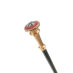 Il Marchesato Amazing Walking stick with Red-White-Black crystals Discount