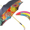 Il Marchesato Artisan Italian Umbrella with Luxurious Hand-Enameled Toucan Handle Outlet