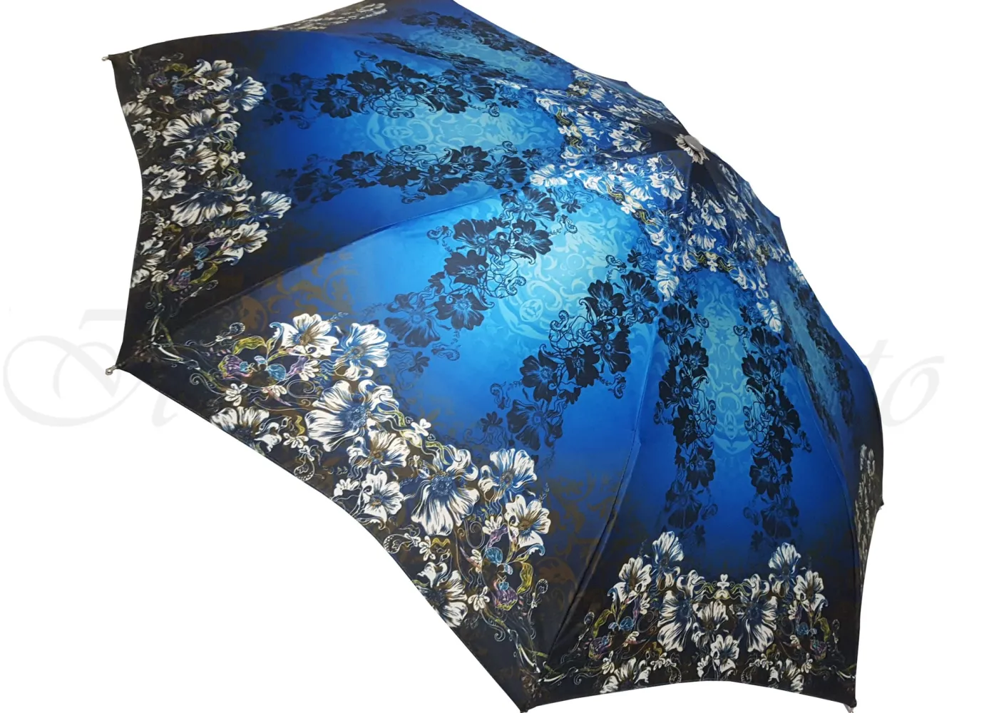 Il Marchesato Awesome Blue Flowered Umbrella Online