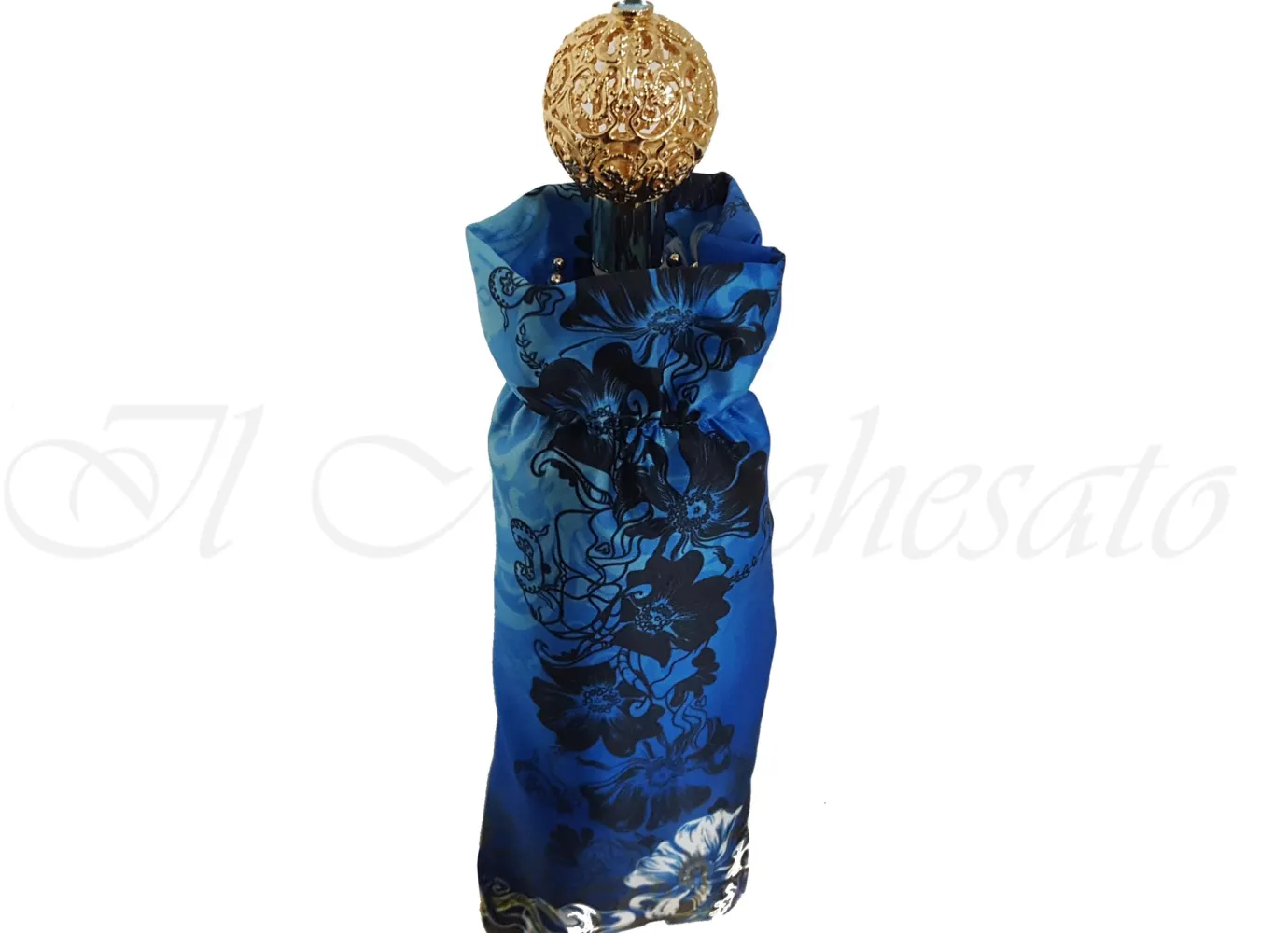 Il Marchesato Awesome Blue Flowered Umbrella Online