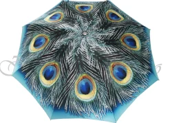 Il Marchesato Beautiful Compact Umbrella With Printed Peacock Design Online