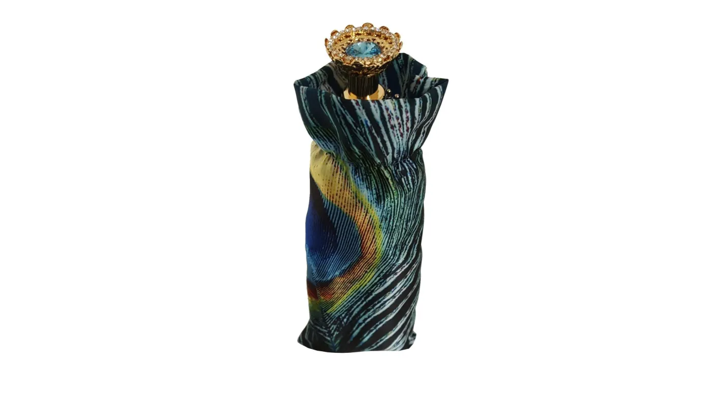 Il Marchesato Beautiful Compact Umbrella With Printed Peacock Design Online