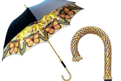 Il Marchesato Beautiful Double Canopy Umbrella with butterfly design Best
