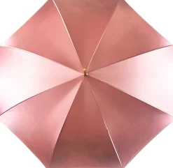 Il Marchesato Beautiful Double Canopy Umbrella in a Luxurious Pink Satin Clearance