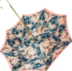 Il Marchesato Beautiful Double Canopy Umbrella in a Luxurious Pink Satin Clearance