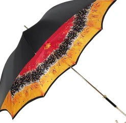 Il Marchesato Beautiful Double Canopy Umbrella in a Parti-Coloured Design Fashion