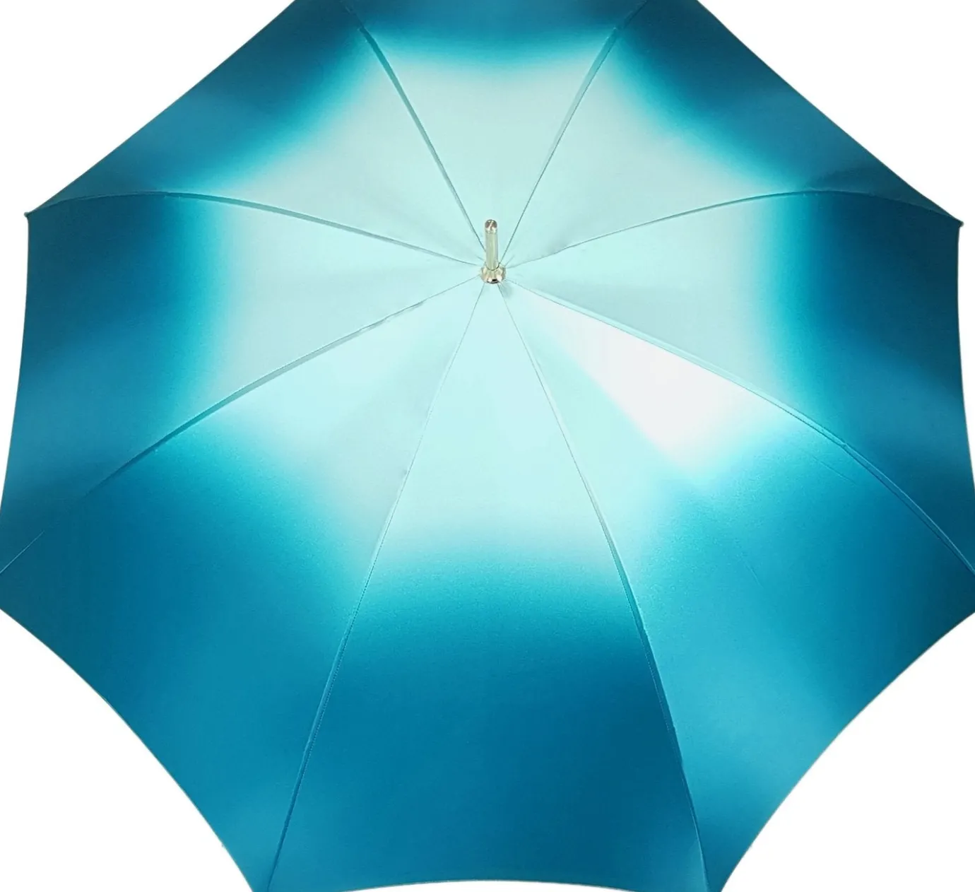 Il Marchesato Beautiful Double Canopy Umbrella in a Luxurious Turquoise Colored Poly Discount