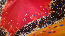 Il Marchesato Beautiful Double Canopy Umbrella in a Parti-Coloured Design Fashion