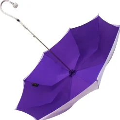 Il Marchesato Beautiful Double Cloth Lilac Women's Umbrella, Italian style Fashionable umbrella Outlet