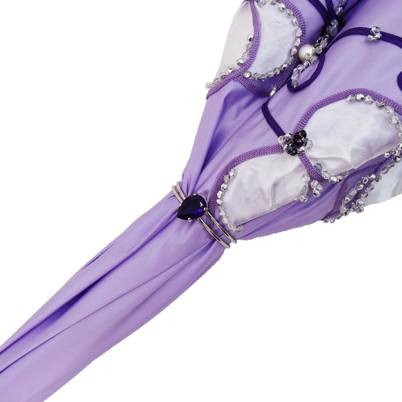 Il Marchesato Beautiful Double Cloth Lilac Women's Umbrella, Italian style Fashionable umbrella Outlet