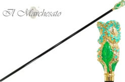 Il Marchesato Beautiful Enamelled Flower - Walking stick Clearance