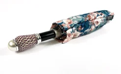 Il Marchesato Beautiful Folding Umbrella With Floral Print New