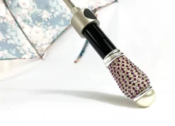 Il Marchesato Beautiful Folding Umbrella With Floral Print New
