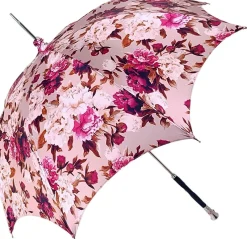 Il Marchesato Beautiful Pink Flowered Parasol Clearance