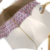 Il Marchesato Beautiful Red Women's Umbrella with Printed Peacock Design Hight Quality Luxury Umbrella Fashion