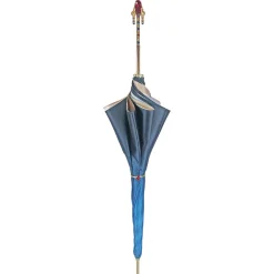 Il Marchesato Beautiful umbrella with gold-plated handle and big red crystal Hot