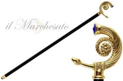 Il Marchesato Beauty Collectible Walking Cane With Swarovski Sapphire Outlet
