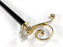 Il Marchesato Beauty Collectible Walking Cane With Swarovski Crystal Clearance