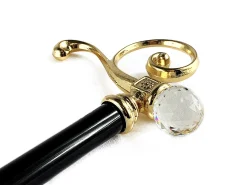 Il Marchesato Beauty Collectible Walking Cane With Swarovski Crystal Clearance