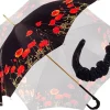 Il Marchesato Black and Red - Poppies Umbrella Best