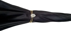 Il Marchesato Black And White Pattern Plaid Double Cloth Umbrella Clearance
