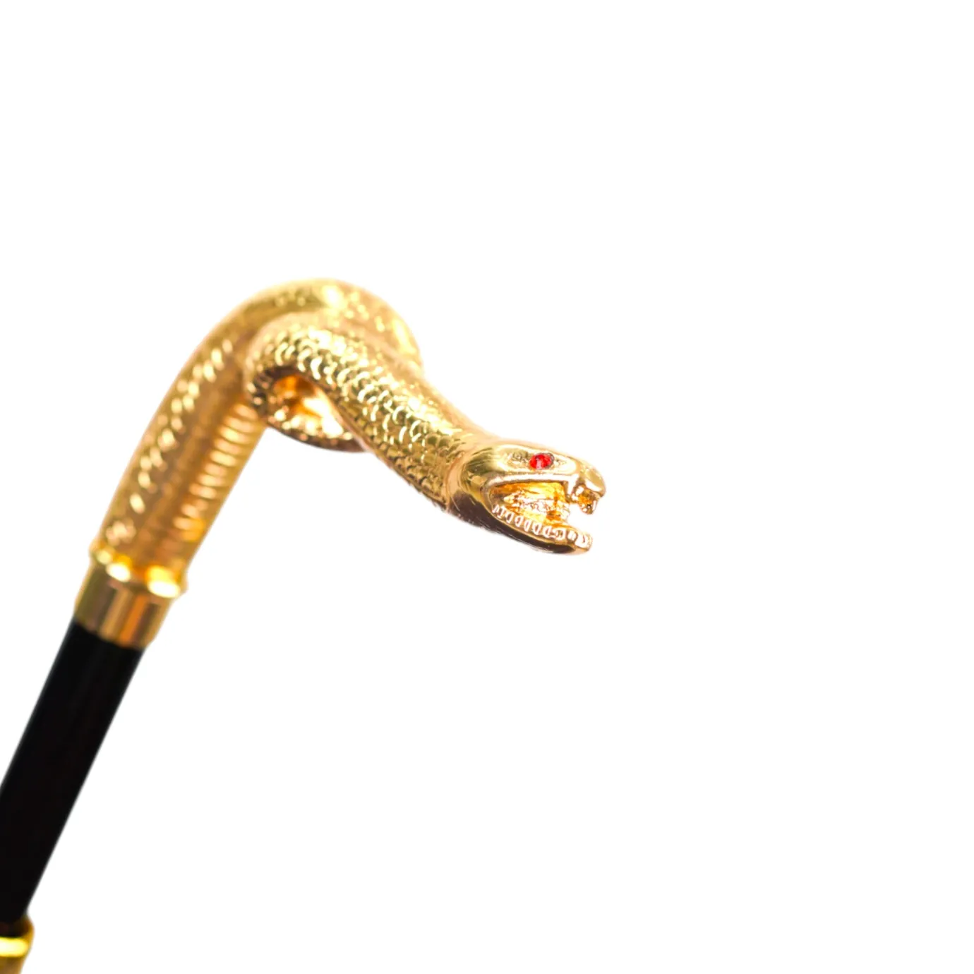 Il Marchesato Blue & Bordeaux Striped Gold Snake Umbrella Outlet