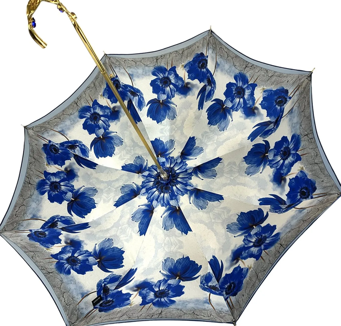 Il Marchesato Blue Flowers Umbrella Fashion