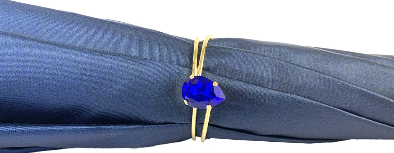 Il Marchesato Blue Flowers Umbrella Fashion