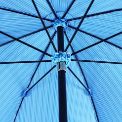Il Marchesato Blue umbrella in black beech wood Best