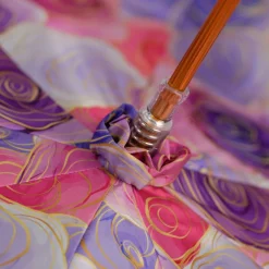 Il Marchesato Blushing Elegance: Pink Umbrella with Delicate Floral Accents Best