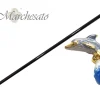 Il Marchesato Brilliant Enamelled Dauphin - Walking Cane New
