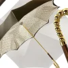 Il Marchesato Brown Umbrella With Rhombus Pattern Inside Outlet