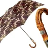 Il Marchesato Camouflage Umbrella Folding With Bamboo Handle New