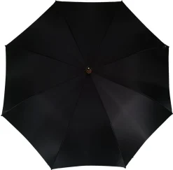 Il Marchesato Classic Automatic Black Umbrella With Whanghee Handle Discount