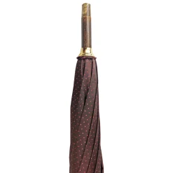 Il Marchesato Classic men's umbrella with leather handle Sale