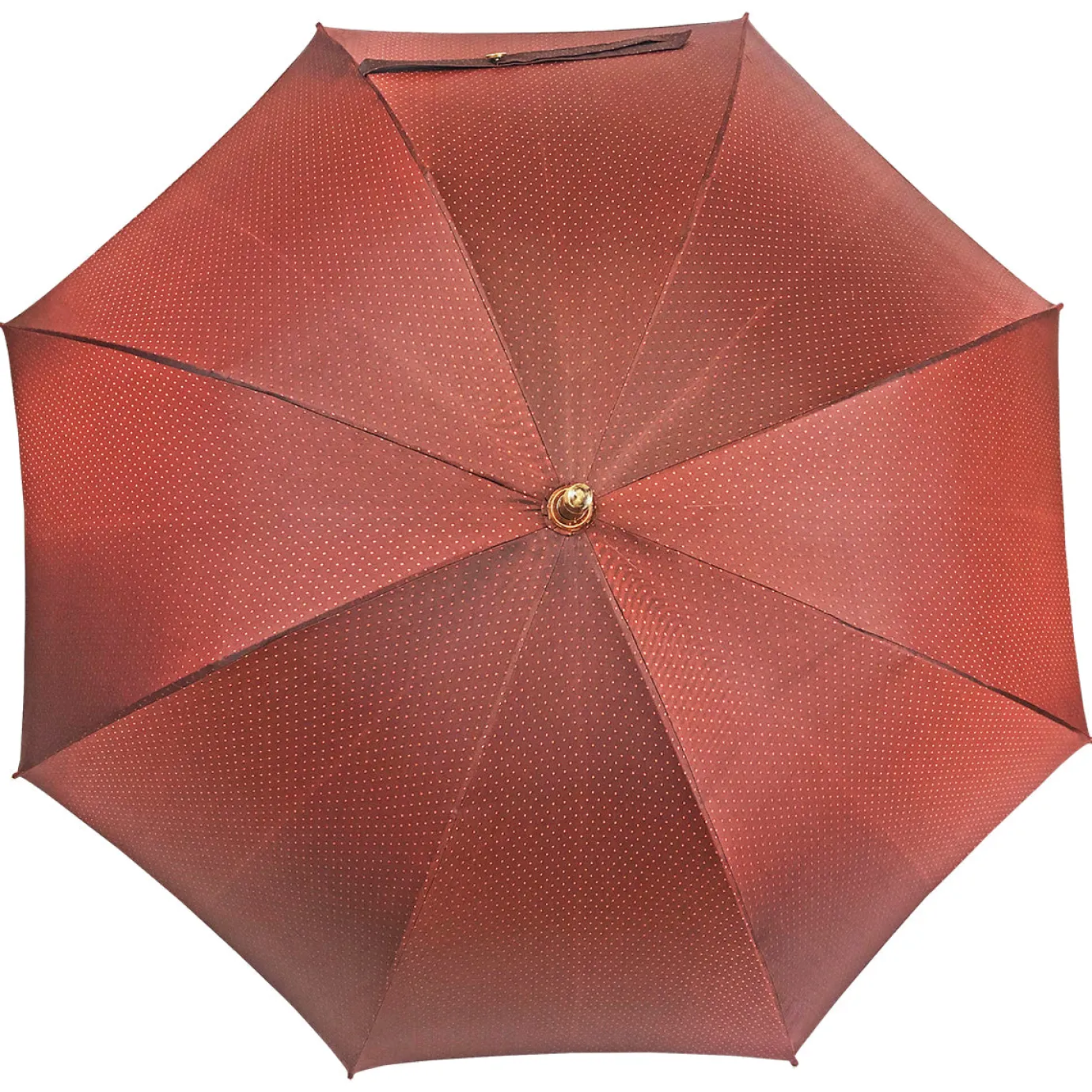 Il Marchesato Classic men's umbrella with leather handle Sale