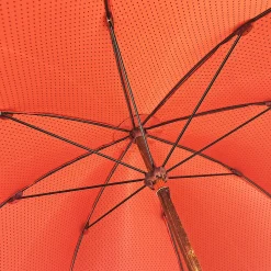 Il Marchesato Classic men's umbrella with leather handle Sale