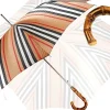 Il Marchesato Classic Striped Men's Umbrella - Bamboo Handle Hot