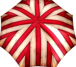 Il Marchesato Classic Striped Men's Umbrella - Bamboo Handle - New Exclusive Design Best Quality handcrafted in Italy Best