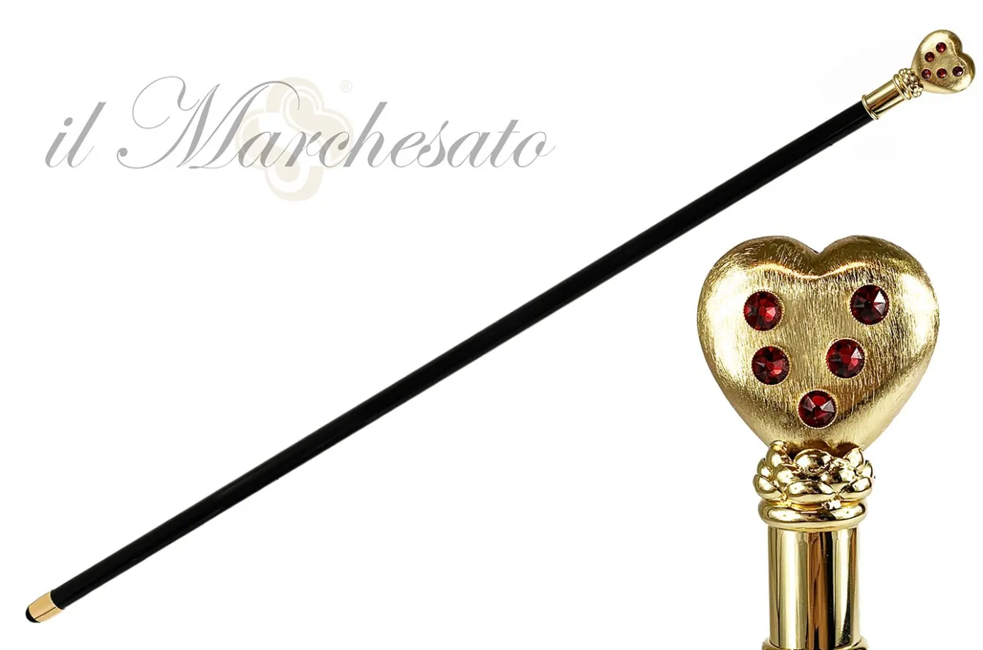 Il Marchesato Collectible stick with 24K goldplated heart Discount