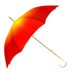Il Marchesato Colorful Handcrafted Umbrella with Flower, Made in Italy Clearance
