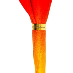 Il Marchesato Colorful Handcrafted Umbrella with Flower, Made in Italy Clearance