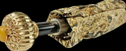 Il Marchesato Cream paisley design with yellow stone Best
