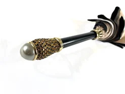 Il Marchesato Creamy Leopard Print Umbrella, Double Cloth Clearance