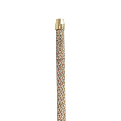 Il Marchesato Crook Walking Cane Encrusted with Aquamarine crystals Sale