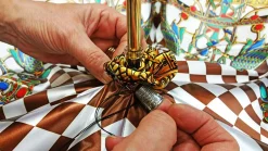 Il Marchesato Double Canopy Ladies Umbrella - Designed By " " Egyptian style Fashion
