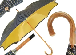 Il Marchesato Double Cloth Men's Umbrella - Multicolored Striped Design Best