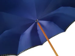 Il Marchesato Double Cloth Men's Umbrella - Blue Striped Design Best