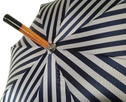 Il Marchesato Double Cloth Men's Umbrella - Blue Striped Design Best